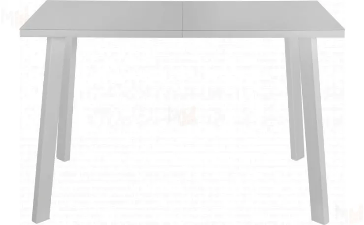 Стол раскладной стеклянный Лаки Лофт 140 Белый/Белый