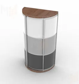 Радиусный шкаф-купе Меридиан