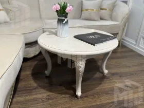 Столик круглый Мокко бежевый