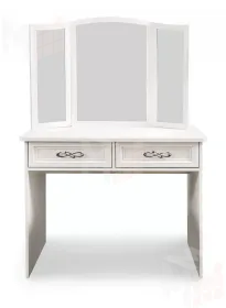 Туалетный столик Мишель белый матовый, без зеркала