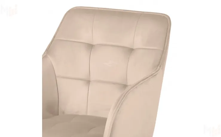 Кресло поворотное Мони Confetti cream/черный