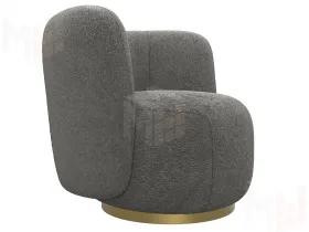 Кресло Лига-072 ( букле CAMBY 86 темно-серый )