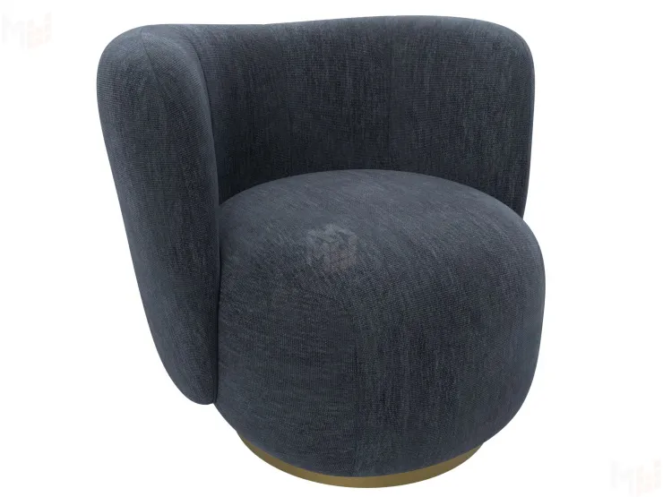 Кресло Лига-072 ( шенилл RIMINI 14 темно-серый )