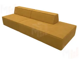 Диван прямой модульный Монс Модерн правый ( BRUT 10 желтый )