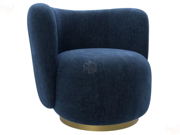 Кресло Лига-072 ( шенилл RIMINI 10 синий )