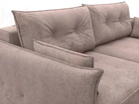 Диван прямой Лига-100 НПБ ( TOWER 05 бежевый )