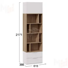 Шкаф комбинированный (366) Порто Исп.2 - ТД-393.07.20  Белый