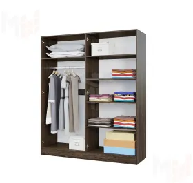 Шкаф Леси 4-х створчатый (кантер/сонома)