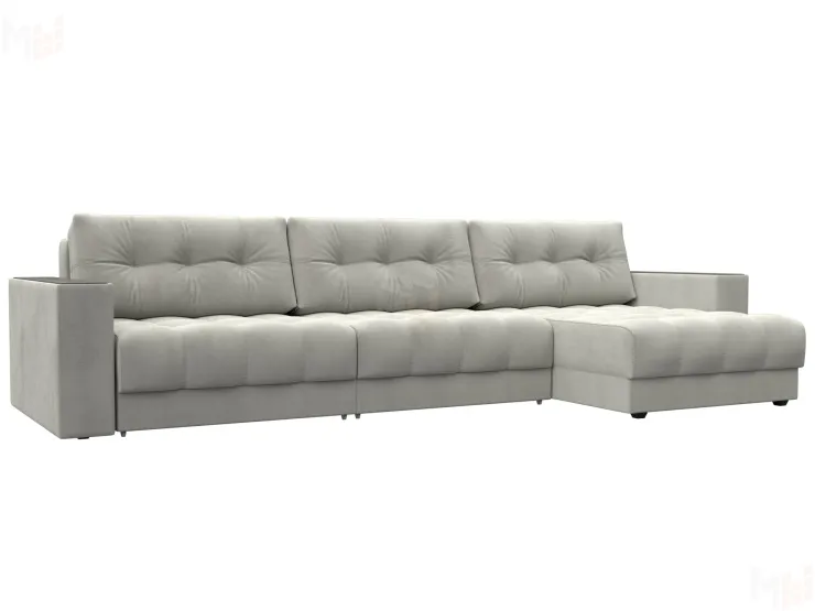 Диван угловой с декором Лига-049 НПБ Лонг