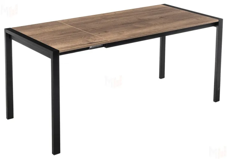 Стол Центавр 120 дуб велингтон / черный матовый