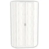 Шкаф угловой со штангой и полками 401