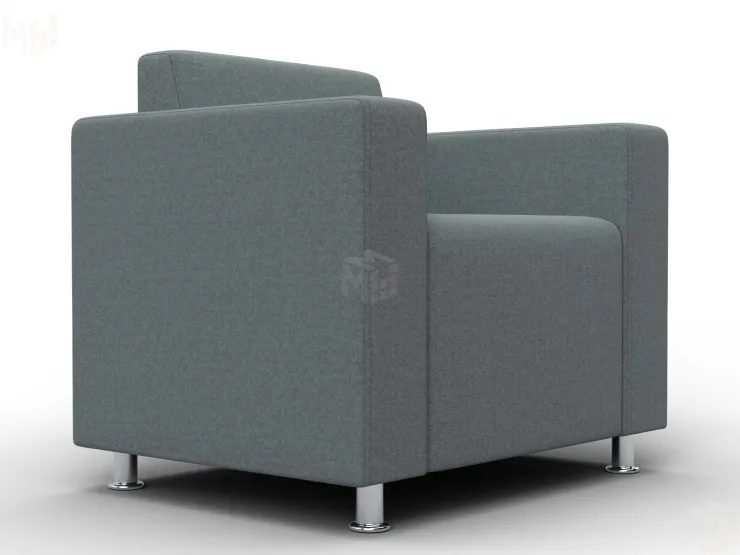 Кресло Лига-093 ВН ( Амур 07 серый )