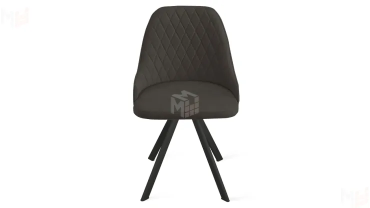 Стул Гранд К2 Черный муар, Велюр Confetti Stone