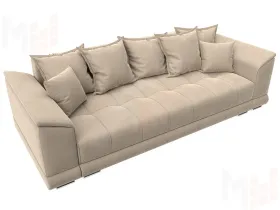 Диван прямой НордСтар НПБ ( SEVEN 729 бежевый )