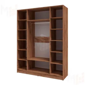 Шкаф Вегас 1600 дуб крафт табачный/дуб крафт белый