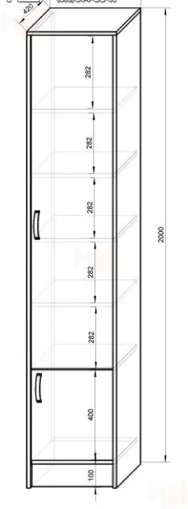 Детская мебель Фанки Кидз Классика, комната №2
