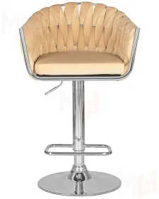 Стул барный DOBRIN MARCEL (бежевый велюр (MJ9-10))
