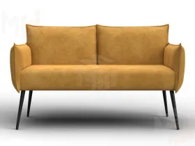 Диван прямой Лига-083 ( велюр BRUT 10 желтый )