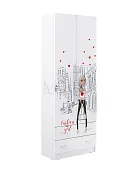 Шкаф Вега New Girl (белый)