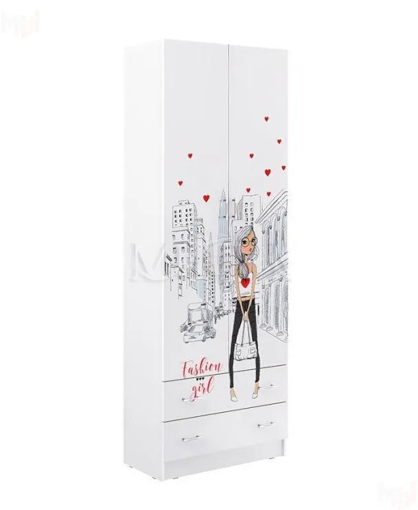 Шкаф Вега New Girl (белый)