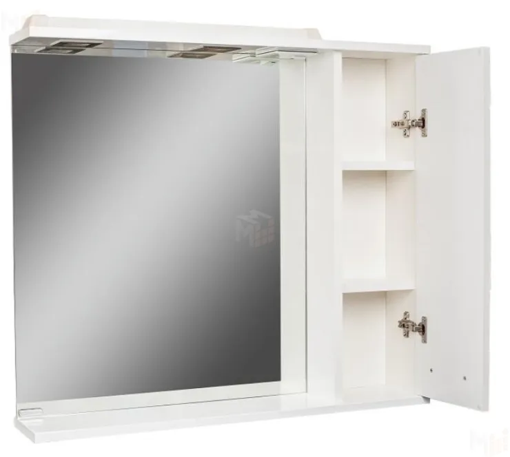 Шкаф-зеркало Cube 80 Эл. левый/правый Домино 