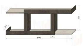 Кровать двухъярусная Фанки Хоум Замок + ФТ04 + ФТ13 + ФТ07