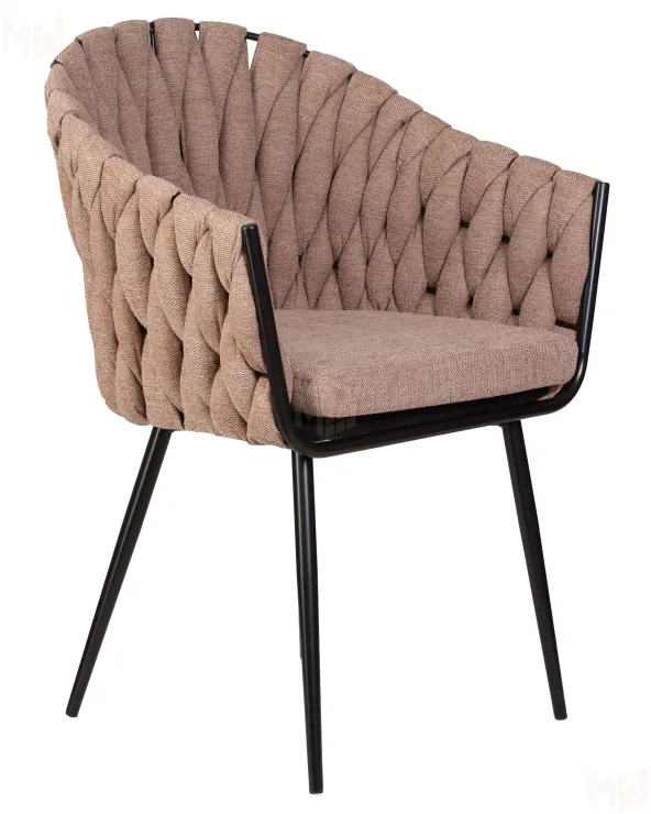 Стул обеденный DOBRIN MATILDA (коричневая ткань (LAR 275-3))