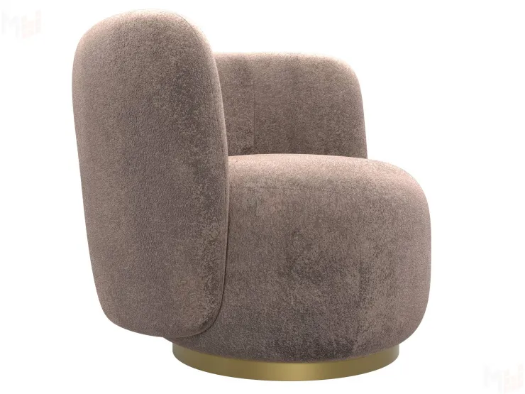 Кресло Лига-072 ( велюр TOWER 05 бежевый )