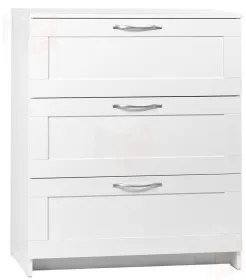 Комод Сириус 3 ящика белый