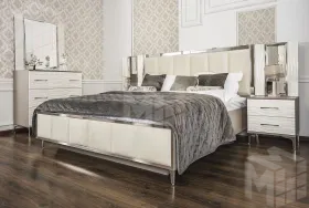 Кровать Гравита 180x200 см белый глянец