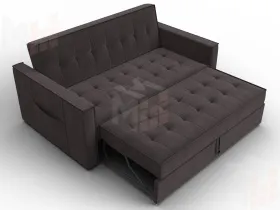 Диван прямой Лига-104 (140) ( SEVEN 727 коричневый )