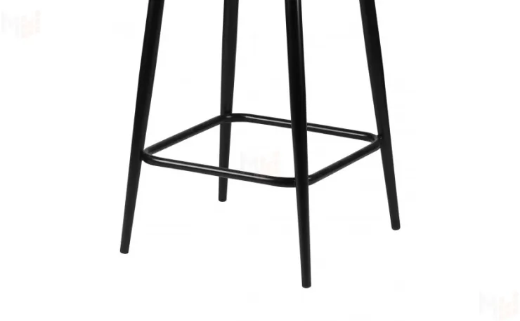 Полубарный поворотный стул Эйден Confetti cream/черный