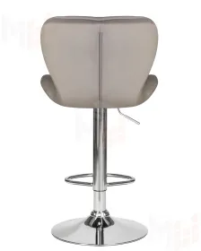 Стул барный DOBRIN BARNY (серый велюр (MJ9-75))