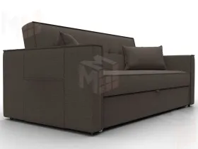 Диван прямой Лига-104 (160) ( Амур 05 коричневый )