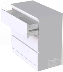 Комод Варма 3  белый