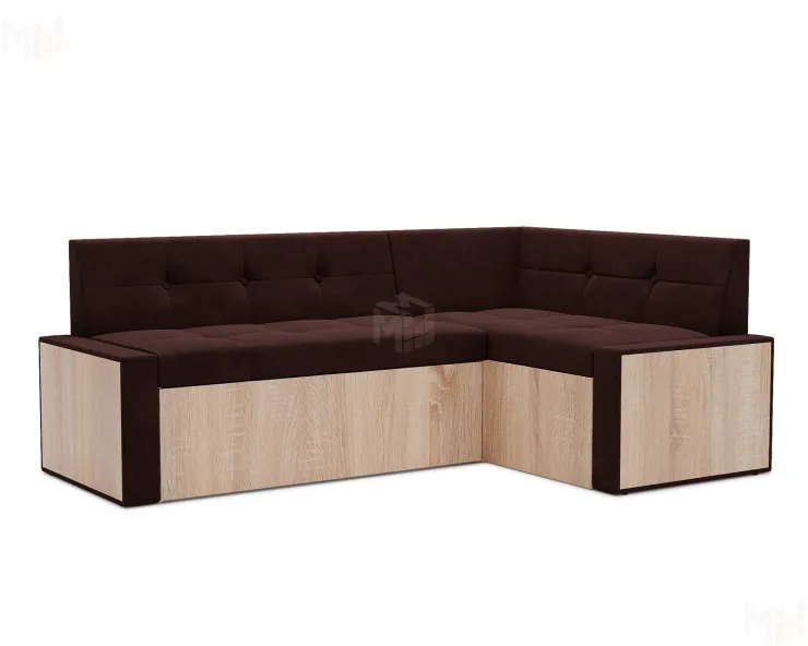 Таллин Правый угол (Велюр шоколад HB-178 16) 190х83х120 см
