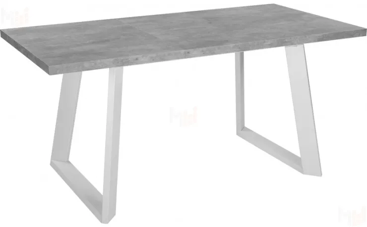 Стол раскладной Райт Лофт 120 Бетон/Белый