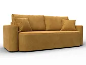 Диван прямой Лига-118 НПБ ( BRUT 10 желтый )