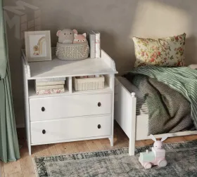 Полка накладная «Вествик» арт.414085002300 /Белый лак/