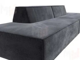 Диван прямой модульный Монс лофт ( TOWER 11 темно-серый )