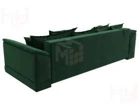 Диван прямой НордСтар НПБ ( SEVEN 626 зеленый )
