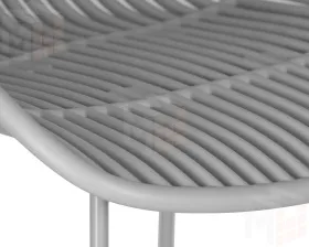 Стул барный DOBRIN FRANK (светло-серый)