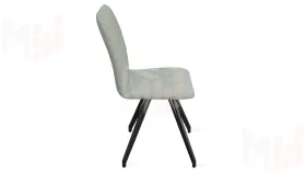 Стул Стенли К4 Черный муар, Велюр Confetti Silver