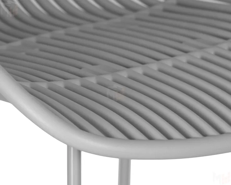 Стул барный DOBRIN FRANK (светло-серый)