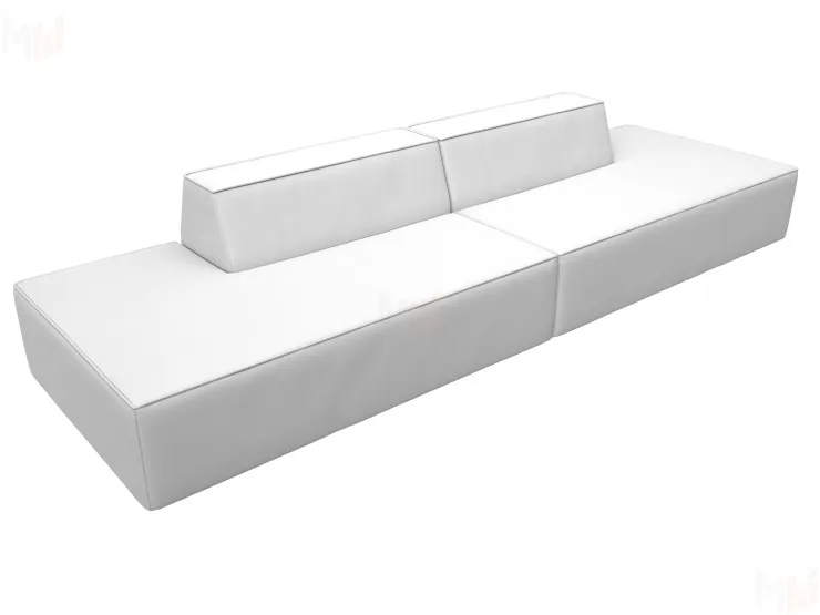 Диван прямой модульный Монс лофт ( GRIFON 01 белый )