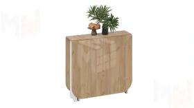 Стол-книжка Т1 Белый, Дуб Крафт золотой