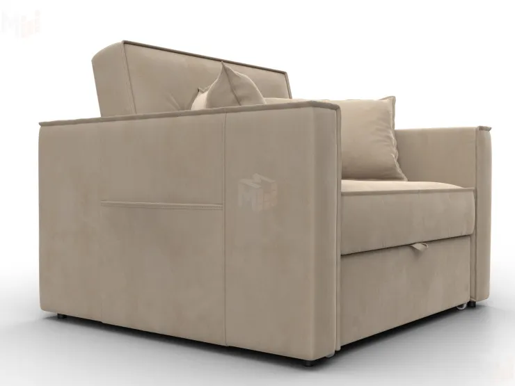 Кресло-кровать Лига-104 (80) ( SEVEN 729 бежевый )