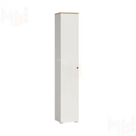 Шкаф-пенал Остин  13.227 белый шагрень