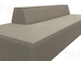 Диван прямой модульный Монс Модерн левый ( GRIFON 04 бежевый )