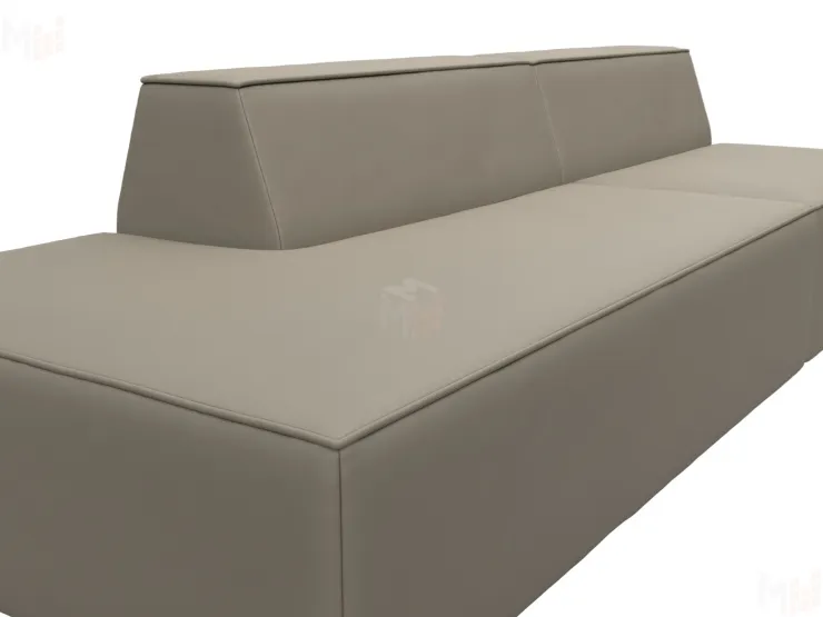 Диван прямой модульный Монс Модерн левый ( GRIFON 04 бежевый )